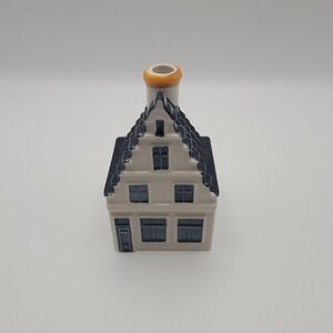 KLM Bols Blue Delft House 73 De Posthoorn Alkmaar Dutch Ceramic Miniature 2007